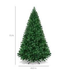 Best Choice Products Artificial Christmas Tree, 7.5ft Premium Unlit Hinged Design