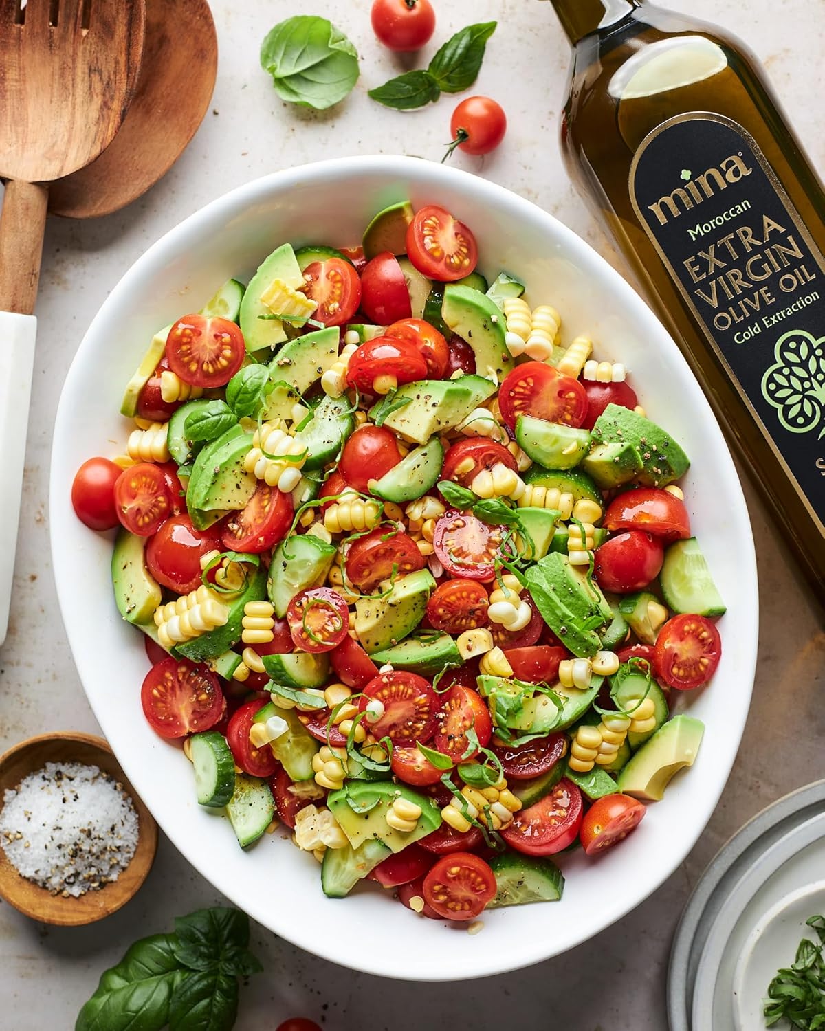 Mina Olive Oil Extra Virgin 68 Fl Oz, New Harvest, Polyphenol Rich Olive Oil for Cooking, Moroccan Extra Virgin Olive Oil, 2 L - Image 2