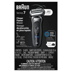 Braun Series 7 Wet/Dry Electric Shaver with Smart Center - Grey
