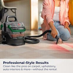 BISSELL 3909 Little Green Pet Pro Portable Carpet Cleaner Portable Carpet and Upholstery Deep Cleaner, Car/Auto Detailer
