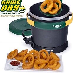 Presto 05427 FryDaddy Electric Deep Fryer, Green/Gold