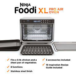 Ninja Foodi 8-in-1 XL Pro Air Fry Oven, Large Countertop Convection Oven, DT200