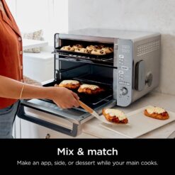 Ninja - Double Stack XL Countertop Oven & Air Fryer with Pro Cook System - Stainless Steel