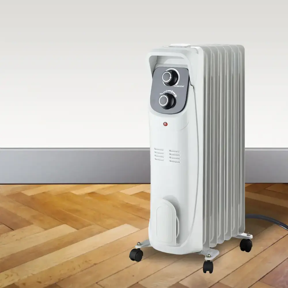 Lifesmart - 1500W Oil Filled Radiator - White