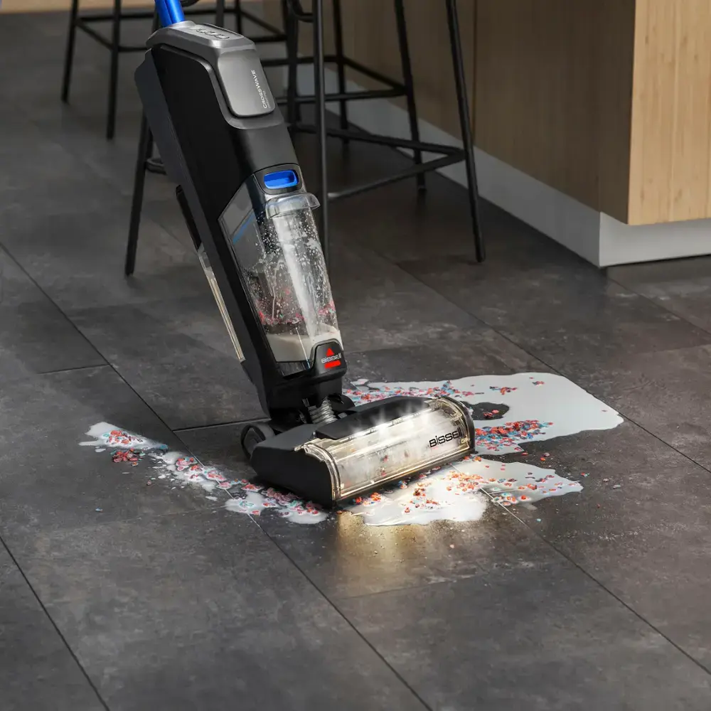 BISSELL - CrossWave OmniFind All-in-One Multi-Surface Cleaner - Black/Titanium