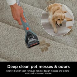 Shark CarpetXpert Upright Deep Carpet Cleaner with Handheld Spot & Stain Eliminator, 12oz Cleanser, Dirt & Grime Removal, Carpet Shampooer, Slate Green, EX151