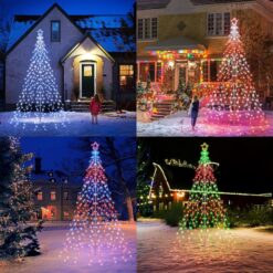 Lomotech RGB Color Changing Christmas Tree Lights - 10Ft 404 LED with 7.08