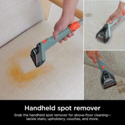 Shark CarpetXpert Upright Deep Carpet Cleaner with Handheld Spot & Stain Eliminator, 12oz Cleanser, Dirt & Grime Removal, Carpet Shampooer, Slate Green, EX151