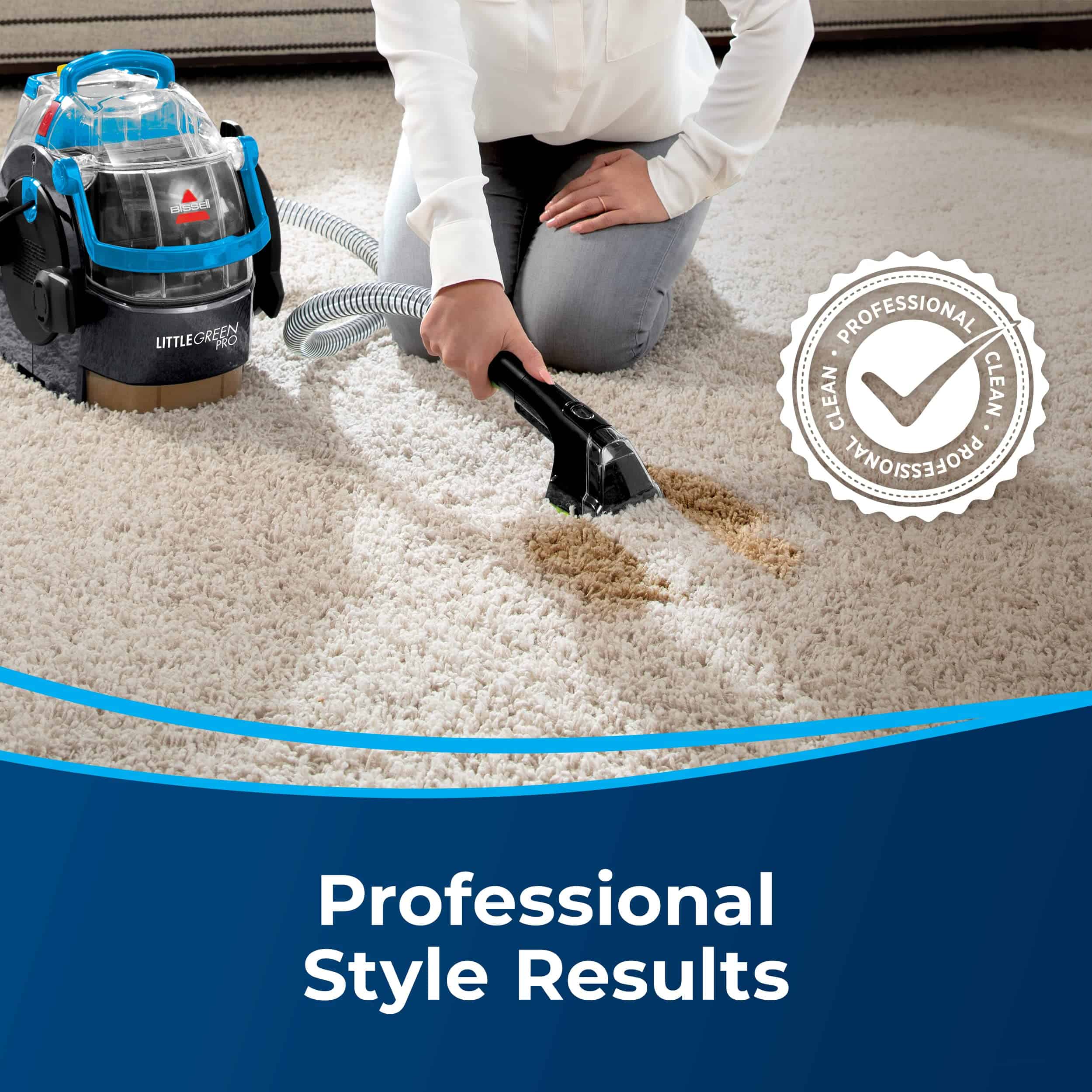 Bissell 3194 Little Green Pro Portable Carpet & Upholstery Cleaner and Car/Auto Detailer with Deep Stain Tool, 3" Tough Stain Tool