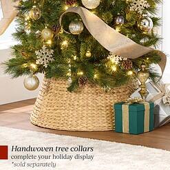 Best Choice Products Pre-Lit Scotch Pine Pencil Christmas Tree, 6ft Premium Skinny Pre-Decorated Holiday Decor