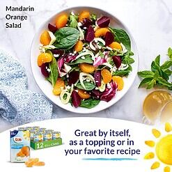 Dole Canned Fruit, Mandarin Oranges in Light Syrup, Gluten Free, Pantry Staples, 15 Oz, 12 Count