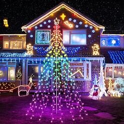 Lomotech RGB Color Changing Christmas Tree Lights - 10Ft 404 LED with 7.08