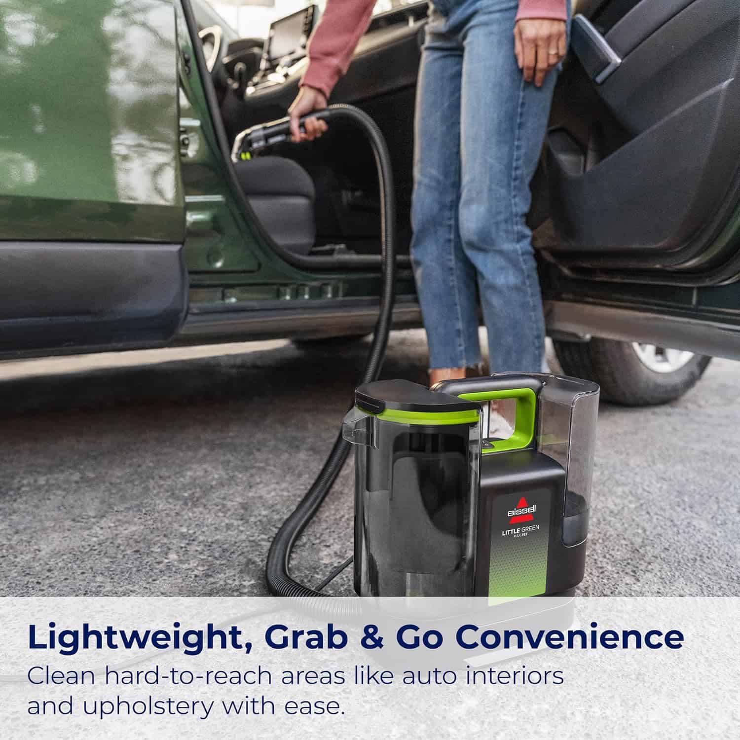 BISSELL Little Green Max Pet Portable Carpet and Upholstery Deep Cleaner, Car/Auto Detailer (3860)