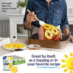 Dole Canned Fruit, Pineapple Slices in Heavy Syrup, Gluten Free, Pantry Staples, 20 Oz, 12 Count, Packaging May Vary
