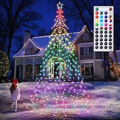 Lomotech RGB Color Changing Christmas Tree Lights - 10Ft 404 LED with 7.08