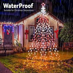 Lomotech RGB Color Changing Christmas Tree Lights - 10Ft 404 LED with 7.08