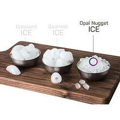 GE Profile Opal Nugget Ice Maker + Side Tank, Countertop Icemaker, Stainless Steel, 24lbs Daily Ice Production