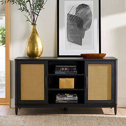 Better Homes & Gardens Springwood Cane TV Stand for TV's up to 65