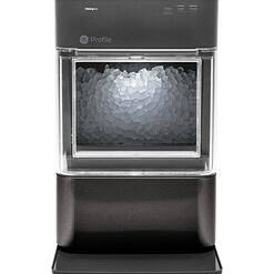 GE Profile Opal 2.0 Countertop Nugget Ice Maker, Ice Machine with WiFi Connectivity, Smart Home Kitchen Essentials, Black Stainless