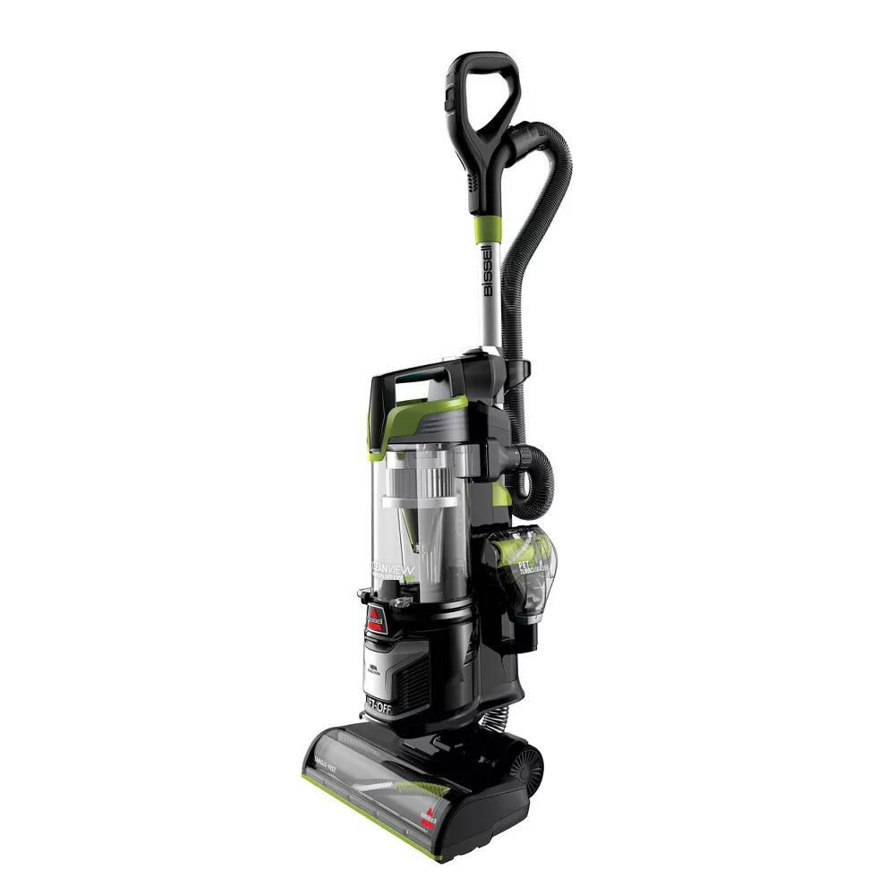 BISSELL - CleanView Allergen Lift-Off Pet Vacuum - Black/ Electric Green