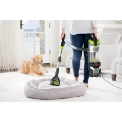 BISSELL - CleanView Allergen Lift-Off Pet Vacuum - Black/ Electric Green