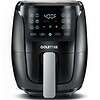 Gourmia 4 Qt Digital Air Fryer with Guided Cooking, Black GAF486