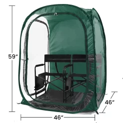 WeatherPod by Under the Weather MyPod 2XL 2-Person Pop-Up Tent, Hunter Green