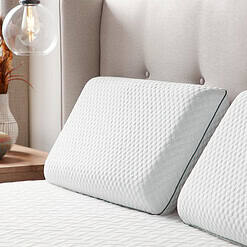 Rest Haven Gel Memory Foam Bed Pillow, Queen, Single Pack