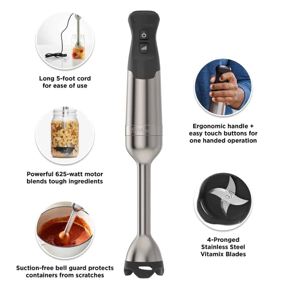 Vitamix - 5-Speed Immersion Blender - Stainless Steel