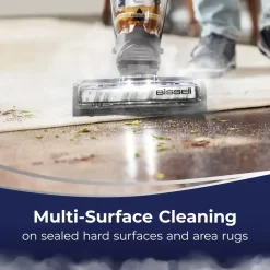 BISSELL - Crosswave Hydrosteam Corded Wet Dry Vac - Titanium/Cooper Harbor