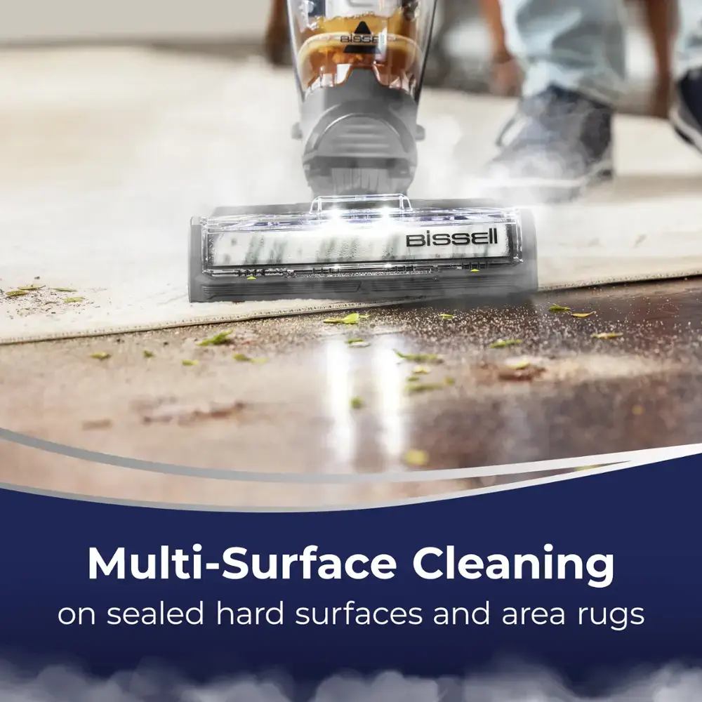 BISSELL - Crosswave Hydrosteam Corded Wet Dry Vac - Titanium/Cooper Harbor