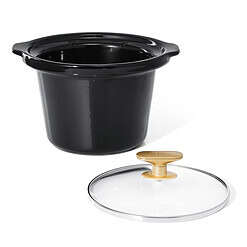 Beautiful 2 Qt Slow Cooker Set with Scrub Mommy, 2-Pack, White Icing and Starry Night by Drew Barrymore, Blue