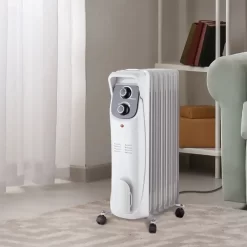 Lifesmart - 1500W Oil Filled Radiator - White