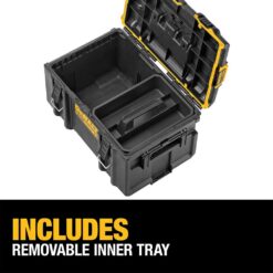 DEWALT DWST08165005020 TOUGHSYSTEM 2.0 22 in. Small Tool Box, TOUGHSYSTEM 2.0 24 in. Mobile Tool Box, 22 in. Medium Tool Box and Deep Tool Tray