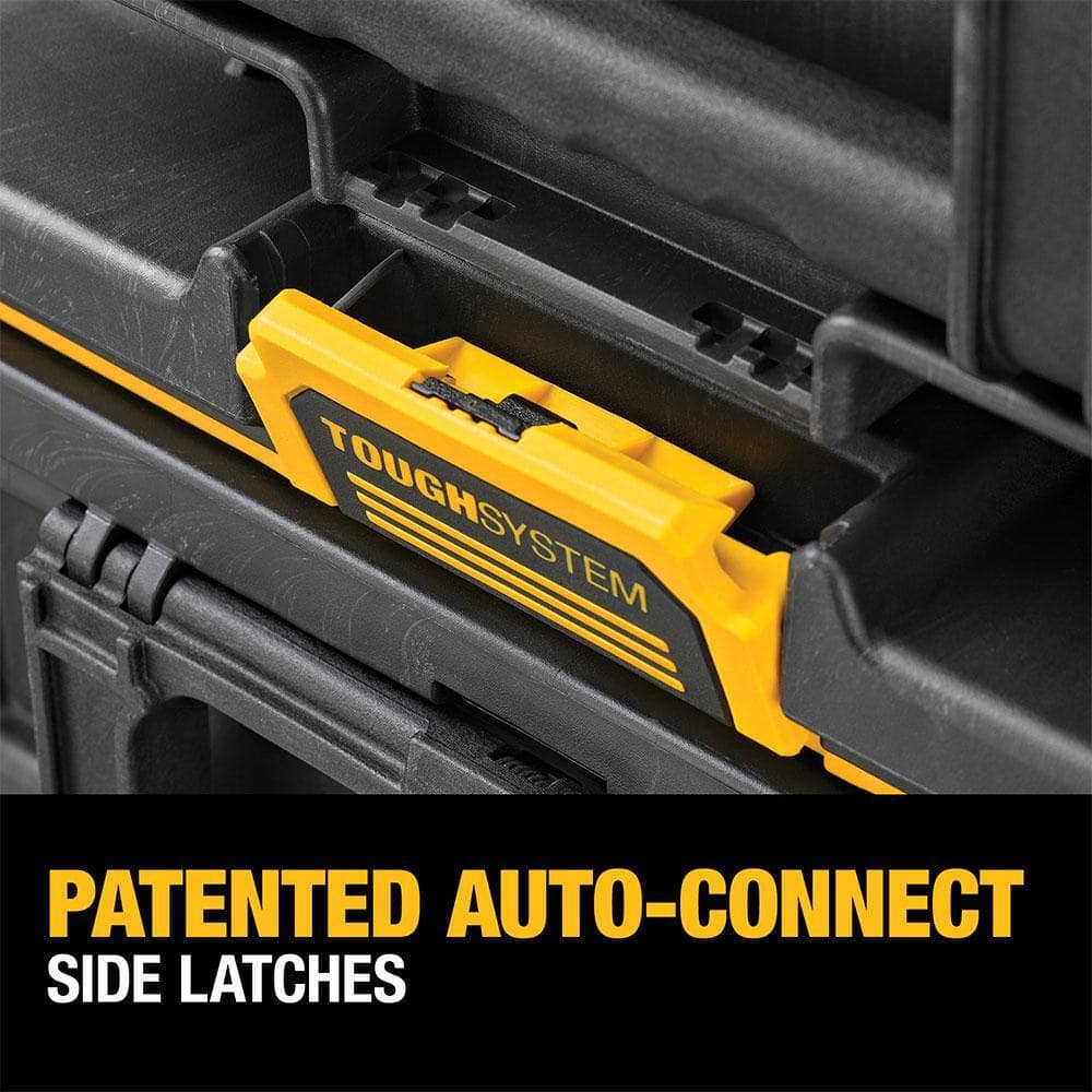 DEWALT TOUGHSYSTEM 2.0 22 in. Small Tool Box and TOUGHSYSTEM 2.0 Deep Tool Tray