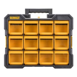 DEWALT Plastic 12-Compartment Small Parts Organizer Flip Bin