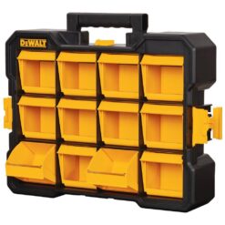 DEWALT Plastic 12-Compartment Small Parts Organizer Flip Bin