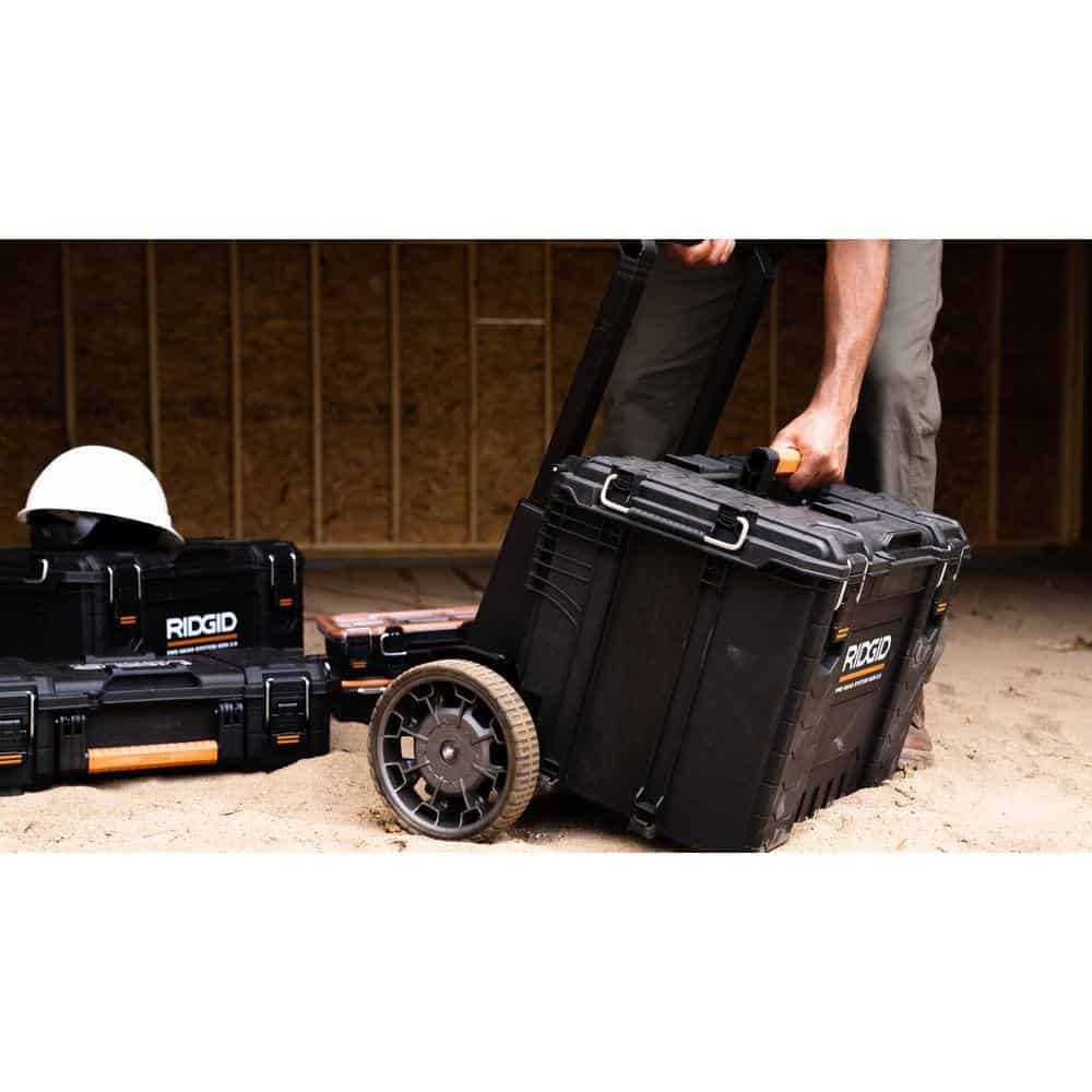 RIDGID Pro Gear System Gen 2.0 Stackable Rolling Tool Box and Compact Tool Box