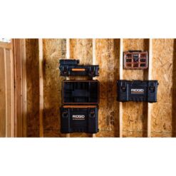 RIDGID Pro Gear System Gen 2.0 Stackable Rolling Tool Box and Compact Tool Box