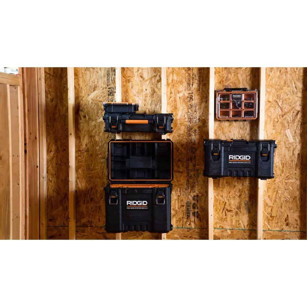 RIDGID Pro Gear System Gen 2.0 Stackable Rolling Tool Box and Compact Tool Box