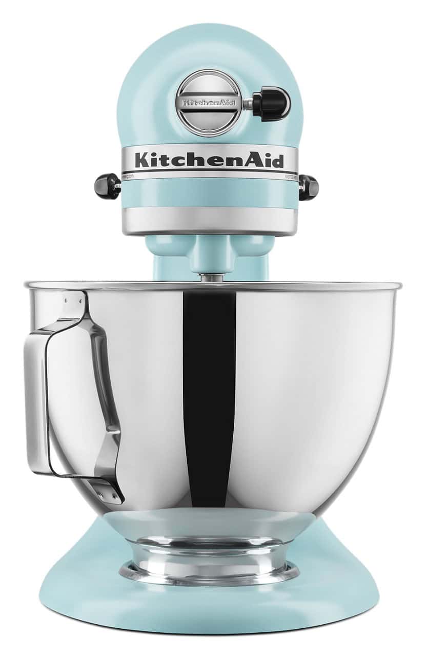 KitchenAid Deluxe 4.5 Quart Tilt-Head Stand Mixer, Mineral Water Blue, KSM97MI