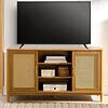 Better Homes & Gardens Springwood Cane TV Stand for TV's up to 65", Light Honey Finish