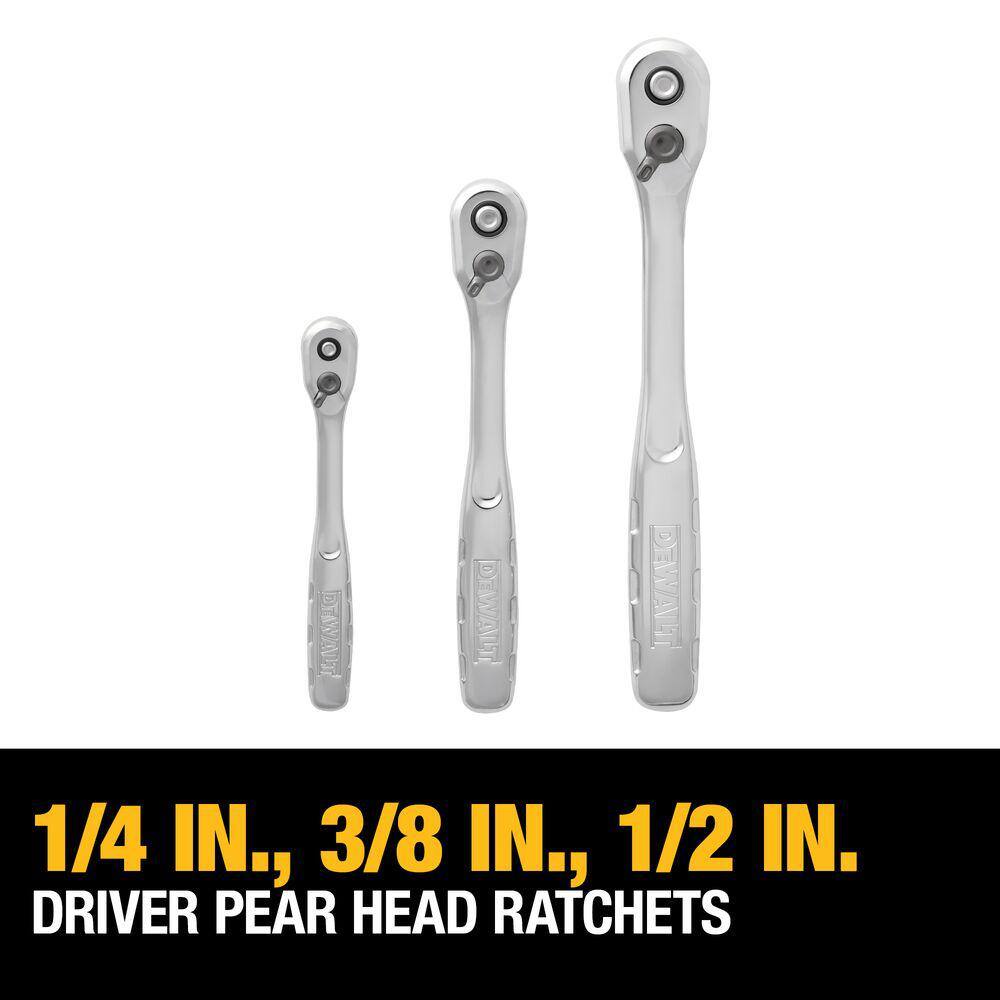 DEWALT DWMT75049 Chrome Vanadium Mechanics Tool Set (192-Piece)