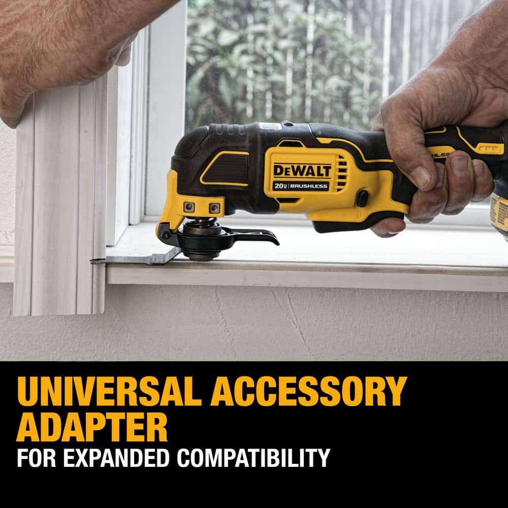 DEWALT ATOMIC 20V MAX Cordless Brushless Oscillating Multi Tool with (1) 20V 2.0Ah Battery and Charger