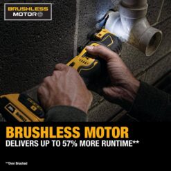 DEWALT ATOMIC 20V MAX Cordless Brushless Oscillating Multi Tool with (1) 20V 2.0Ah Battery and Charger