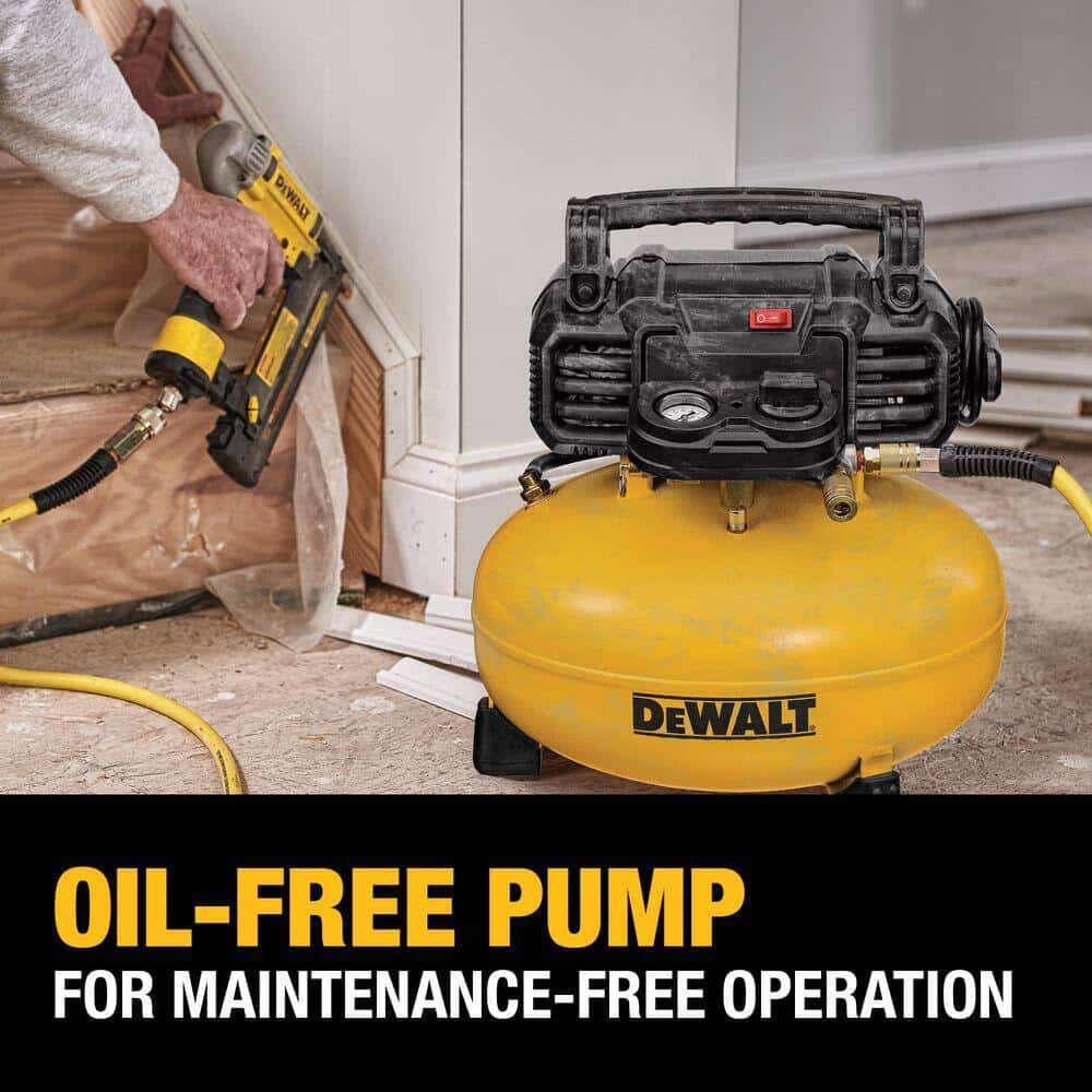 DEWALT 6 Gal. 165 PSI Electric Pancake Air Compressor