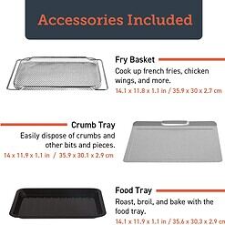 COSORI Smart New Air Fryer Toaster Oven, Large 32-Quart, Stainless Steel, Silver