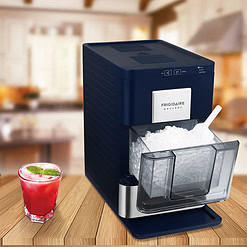 Frigidaire Gallery 44 lbsDay Capacity Ice Maker, Stainless steel accent, Navy