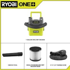 RYOBI ONE+ 18V Cordless 1 Gal. Wet/Dry Vacuum (Tool Only)