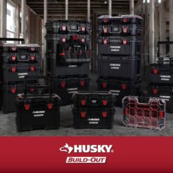 Husky Mechanics Tool Set with Build-Out Storage Trays (270-Piece)